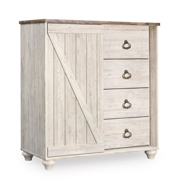 Willowton Dressing Chest in Whitewash