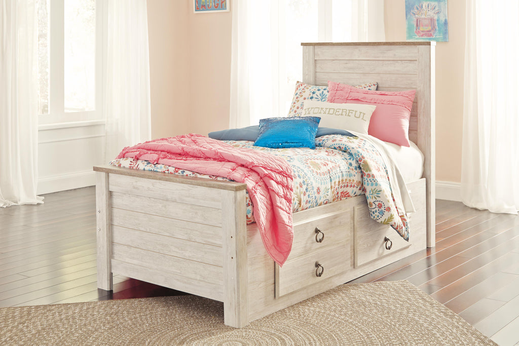 Willowton Twin Panel Bed with 2 Storage Drawers - image 5