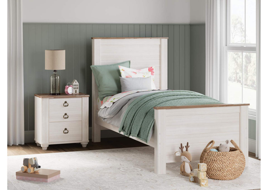 Willowton Twin Panel Bed