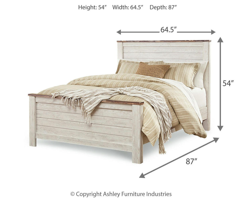 Porter California King Panel Bed in Rustic Brown, alternate view 7