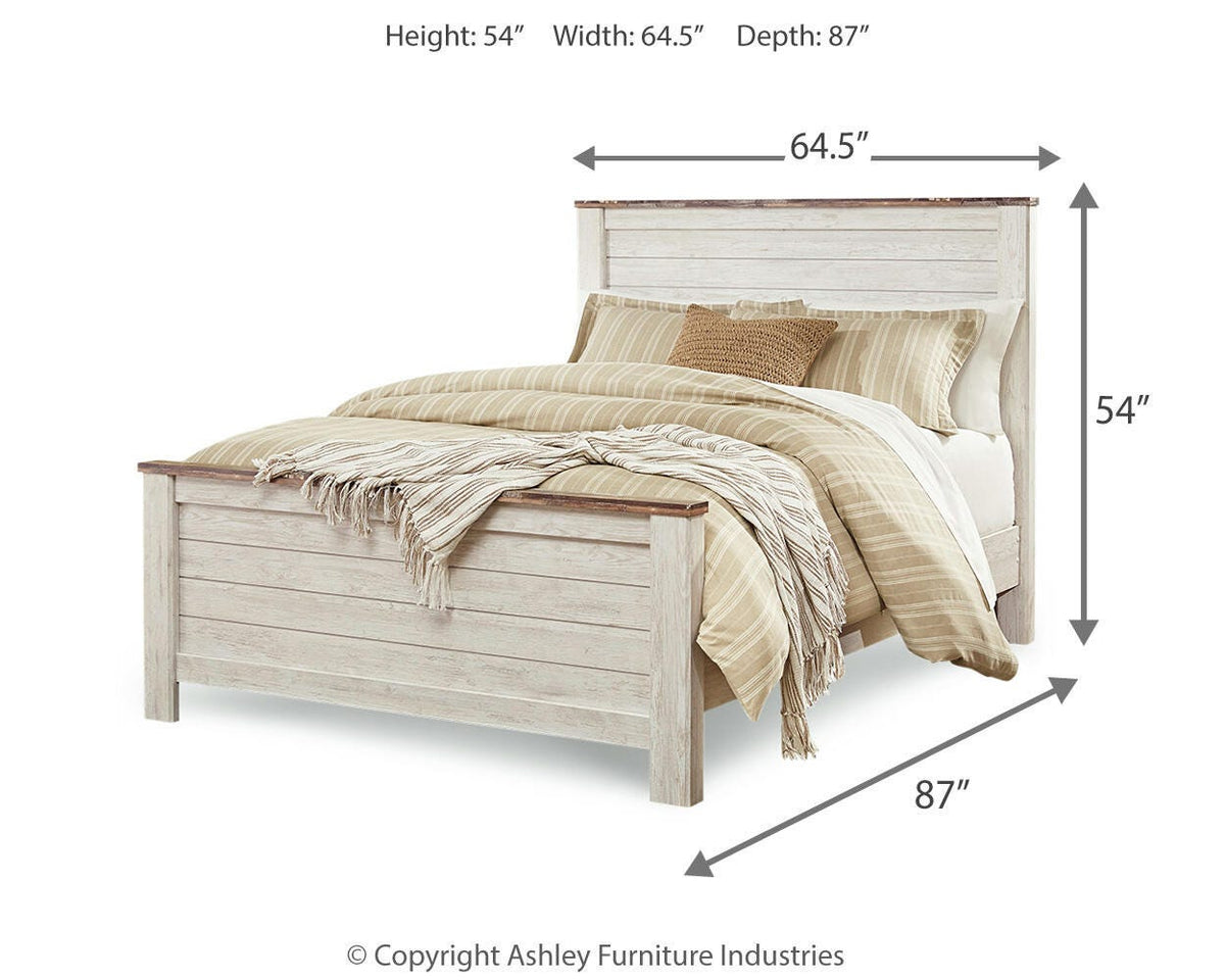 Porter California King Panel Bed in Rustic Brown, alternate view 7