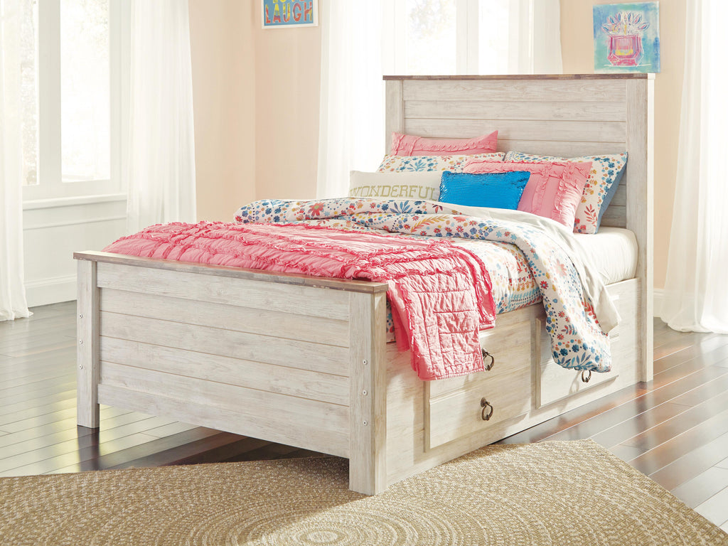 Willowton Full Panel Bed with 2 Storage Drawers - image 2
