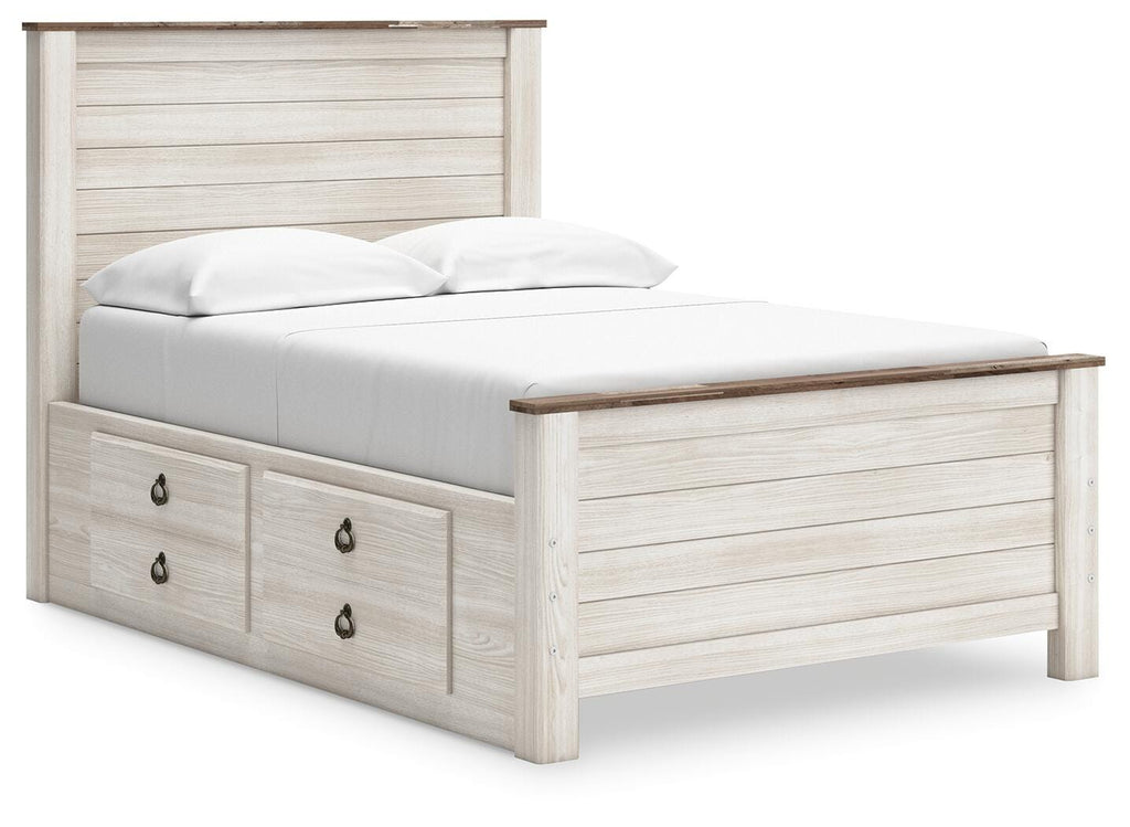 Willowton Full Panel Bed with 2 Storage Drawers - image 3