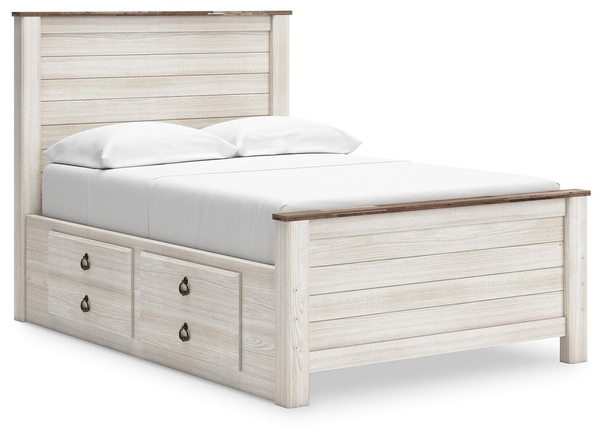 Willowton Full Panel Bed with 2 Storage Drawers - image 3