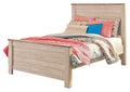 Willowton Full Panel Bed with Nightstand