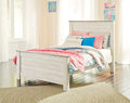 Willowton Full Panel Bed in Whitewash