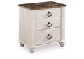 Willowton King Sleigh Bed with Mirrored Dresser and Nightstand