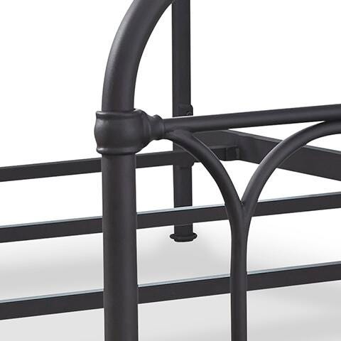 Nashburg Twin Metal Bed in Black, alternate view 9
