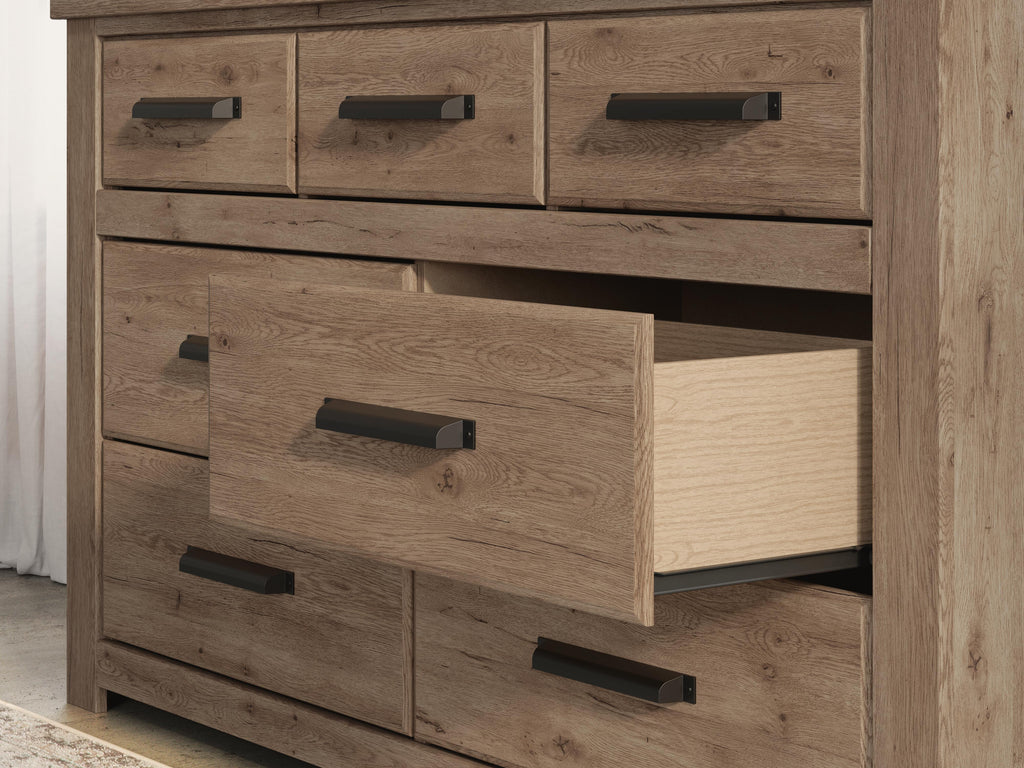 Oliandon Dresser in Light Brown, detail view
