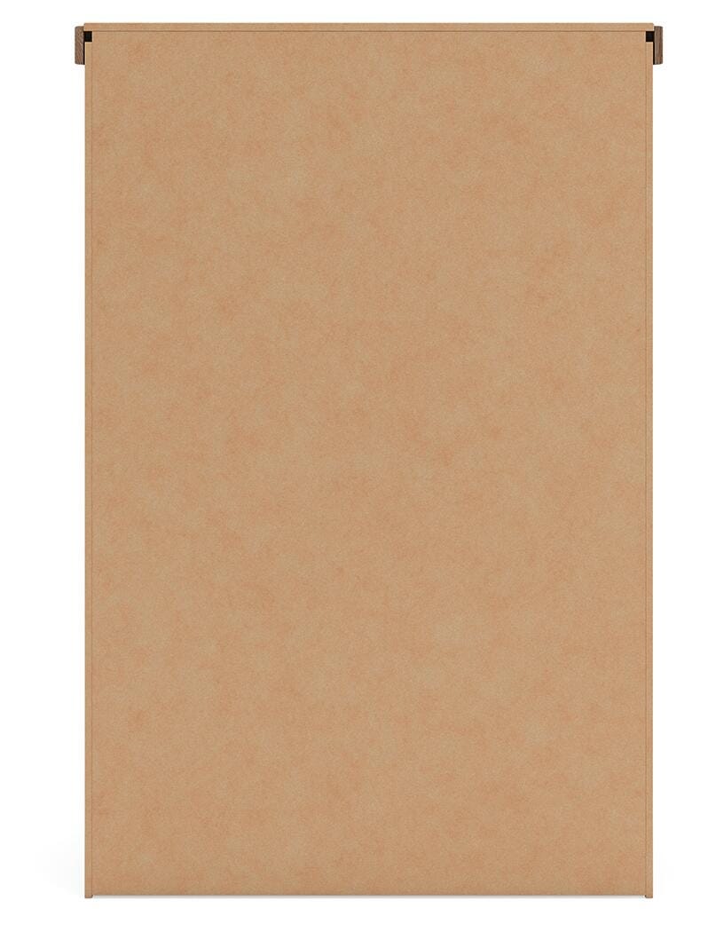 Oliandon Chest of Drawers in Light Brown, back view
