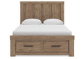 Garistyn Queen Panel Storage Bed and Dresser