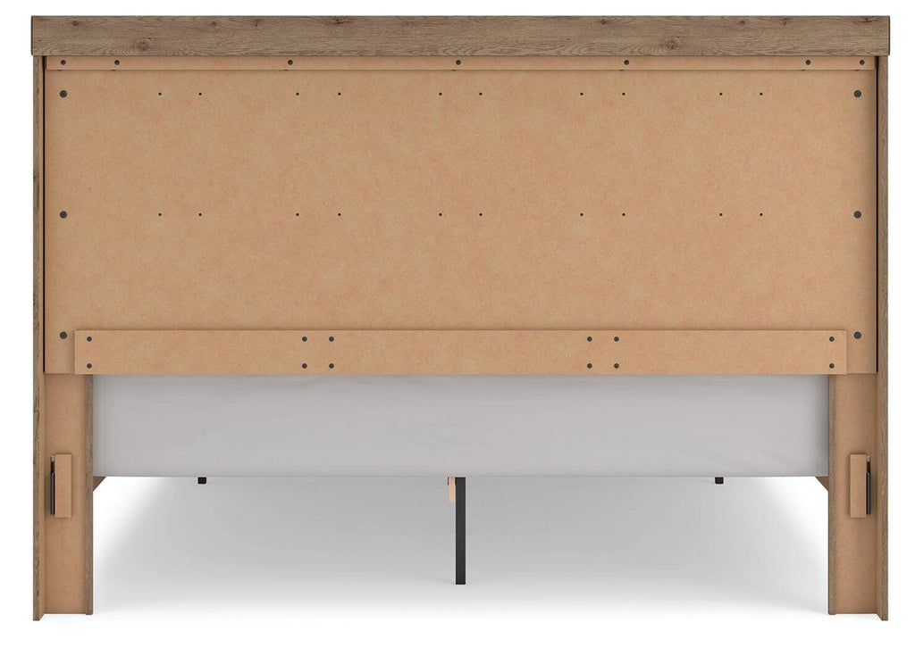 Garistyn King Panel Storage Bed and Dresser