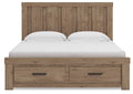 Garistyn King Panel Storage Bed, Dresser, Mirror and Chest