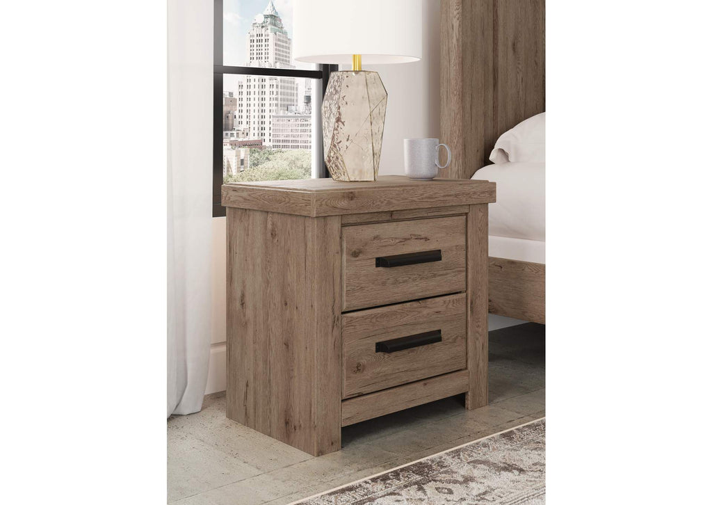 Garistyn King Panel Bed, Dresser and Nightstand