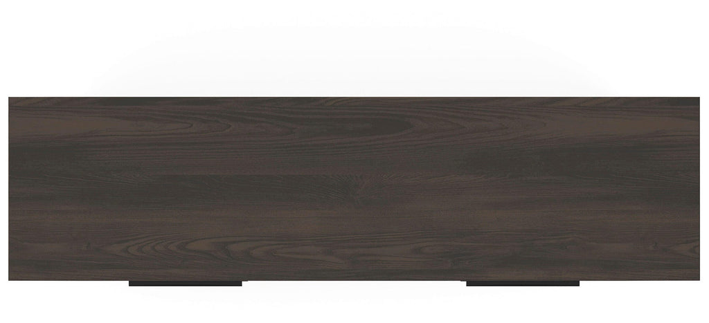 Shaehartin Dresser in Dark Brown, top view