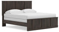 Shaehartin King Panel Bed, angle view