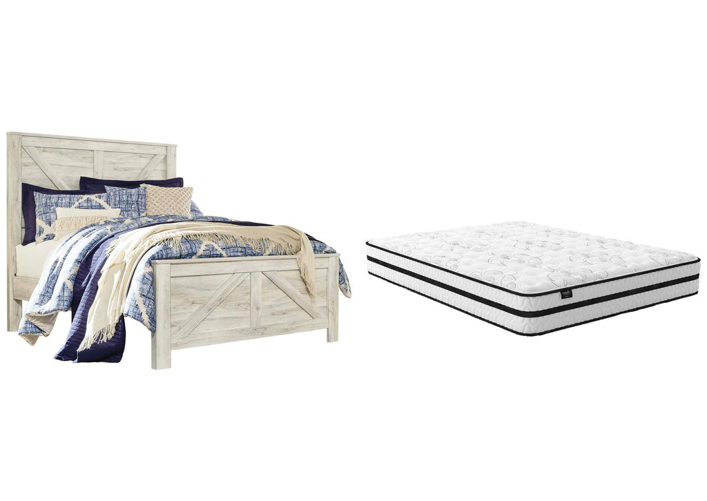 Bellaby Queen Panel Bed with Mattress