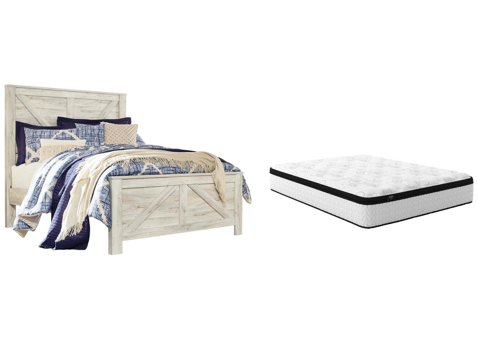 Bellaby Queen Panel Bed with Mattress