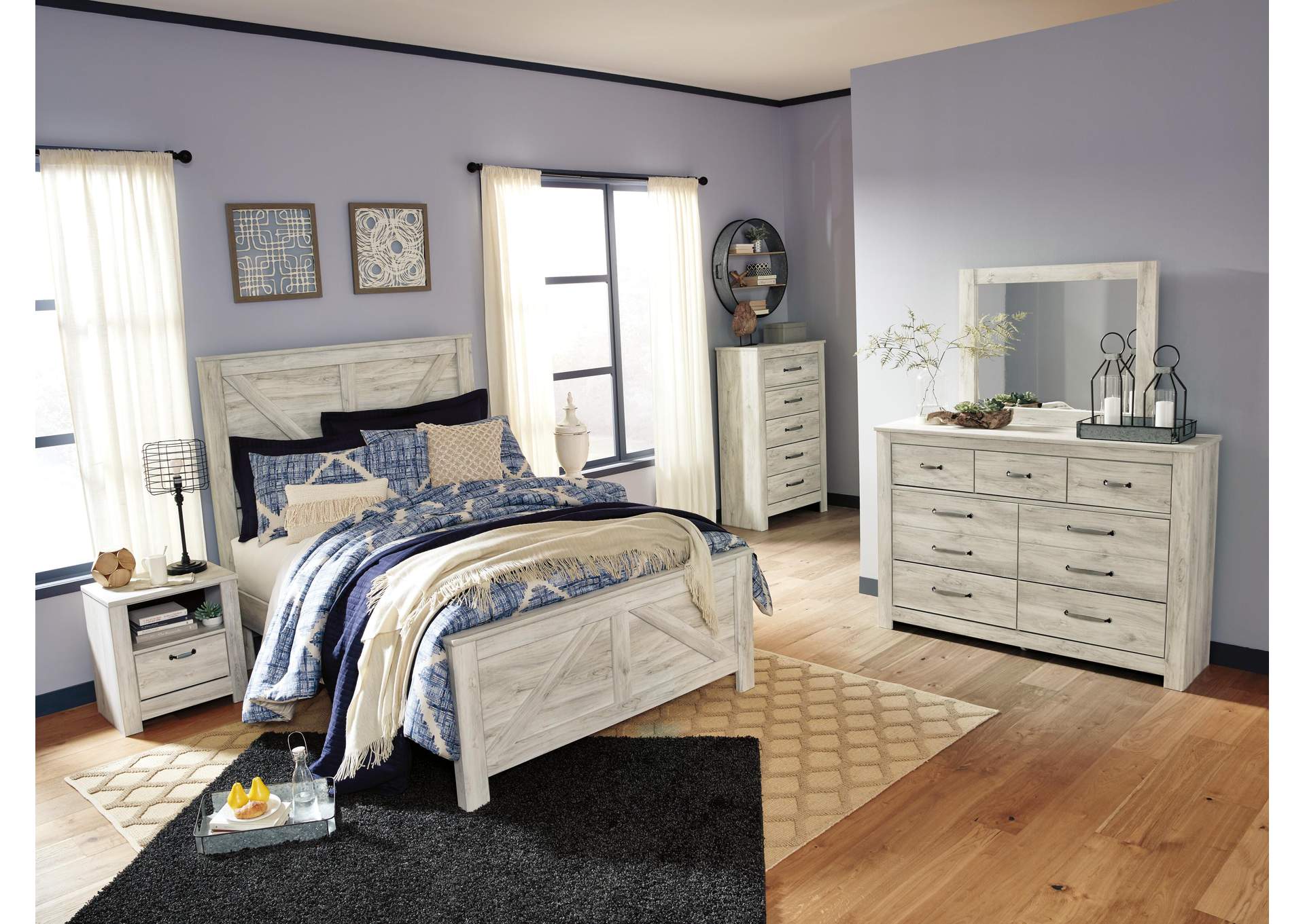 Bellaby Queen Crossbuck Panel Bed