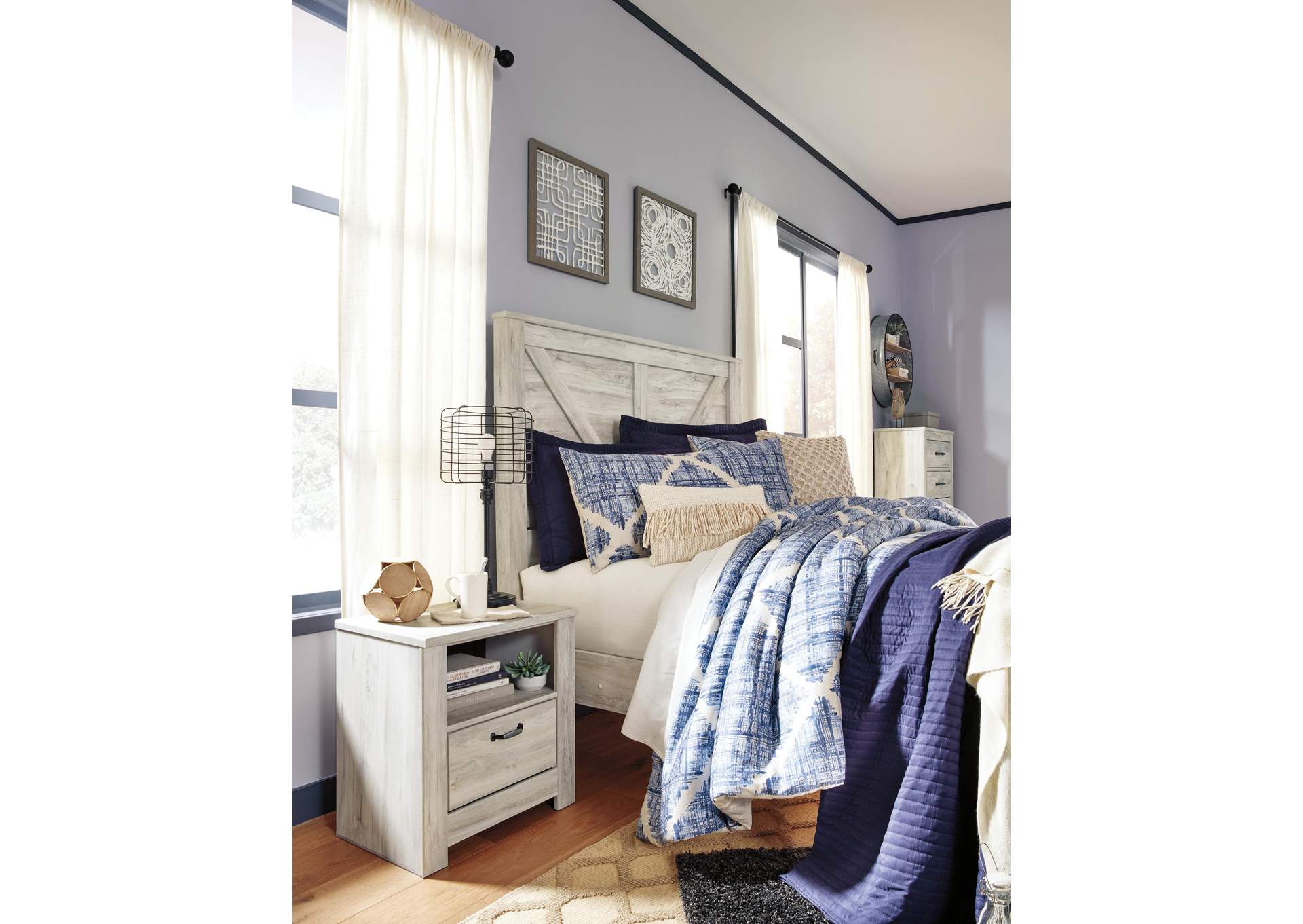 Bellaby Queen Crossbuck Panel Bed