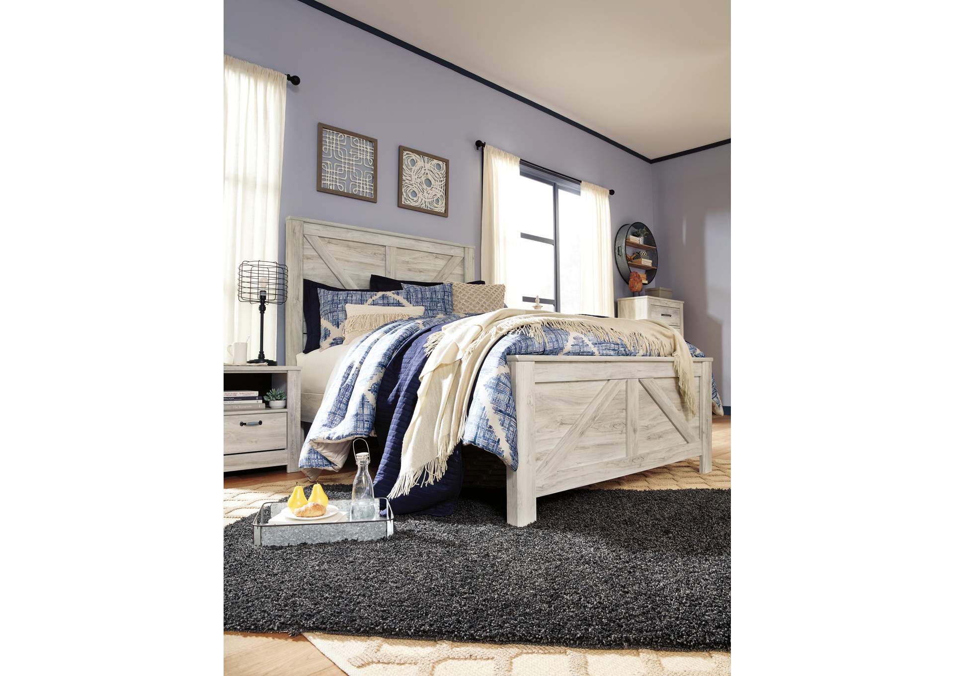 Bellaby Queen Crossbuck Panel Bed
