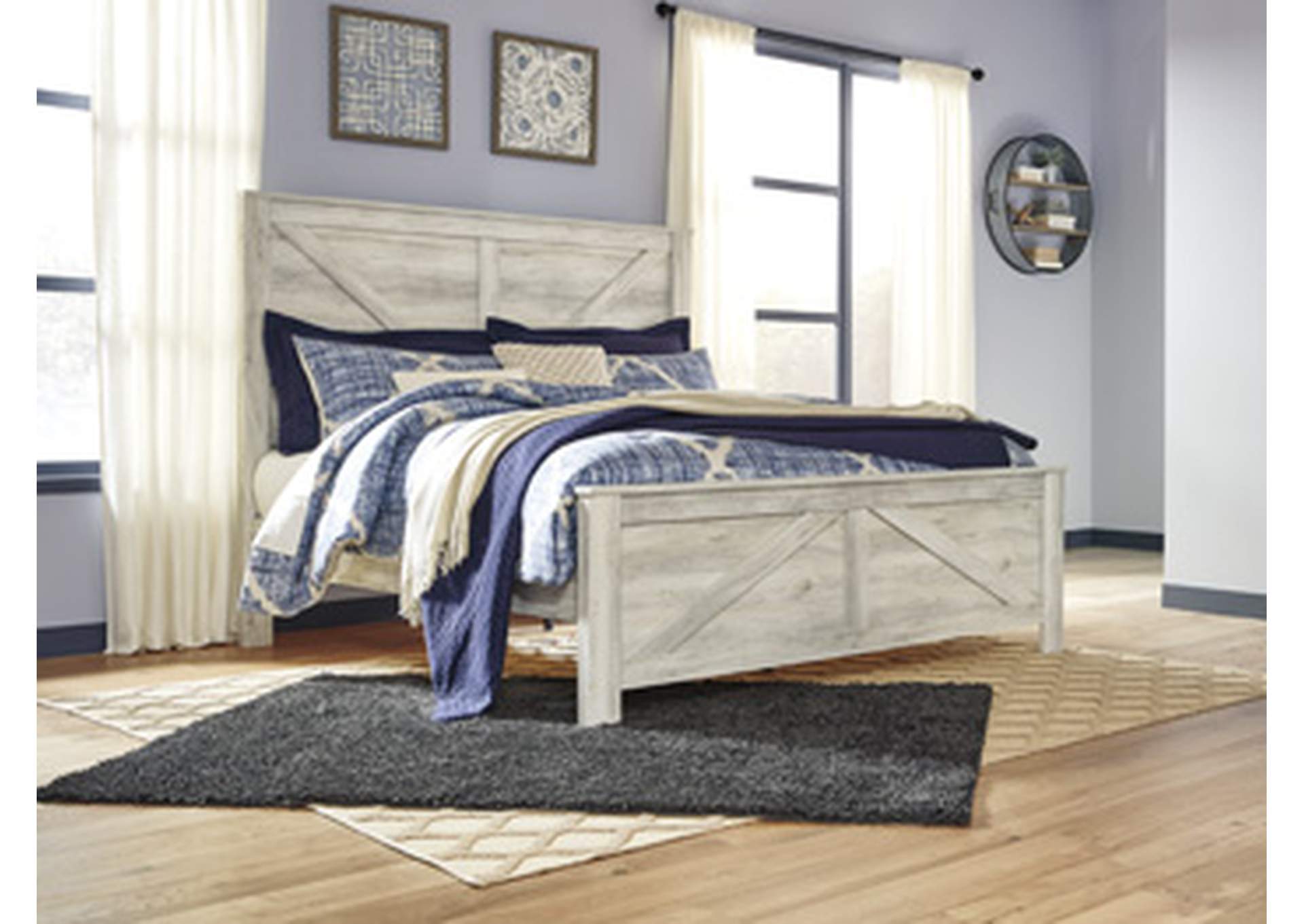 Bellaby King Crossbuck Panel Bed