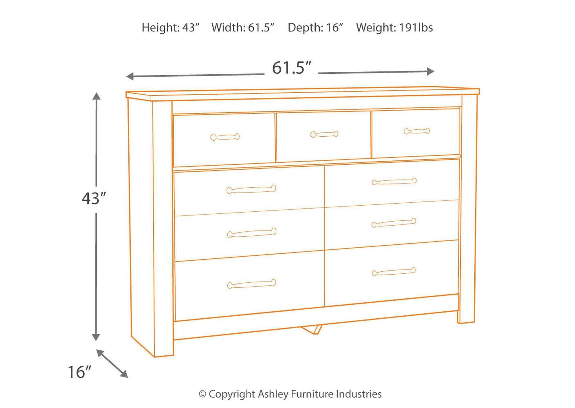Bellaby King Platform Bed with 2 Storage Drawers with Mirrored Dresser and Nightstand dimensions