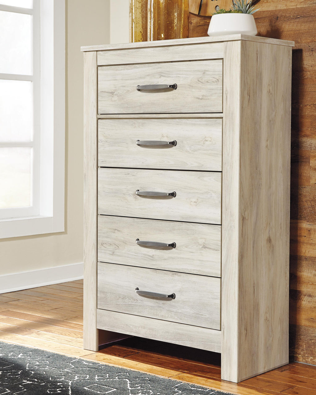 Bellaby Chest of Drawers in Whitewash, lifestyle view