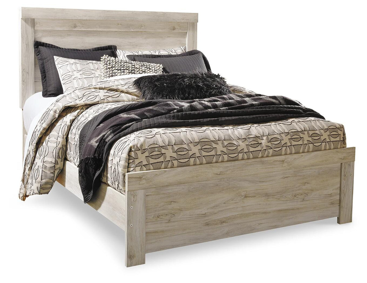 Bellaby Queen Panel Bed in Whitewash, alternate view 2