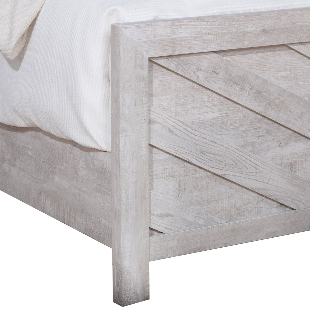 Biscayne Hb,Fb, & Cal King Bed - Driftwood