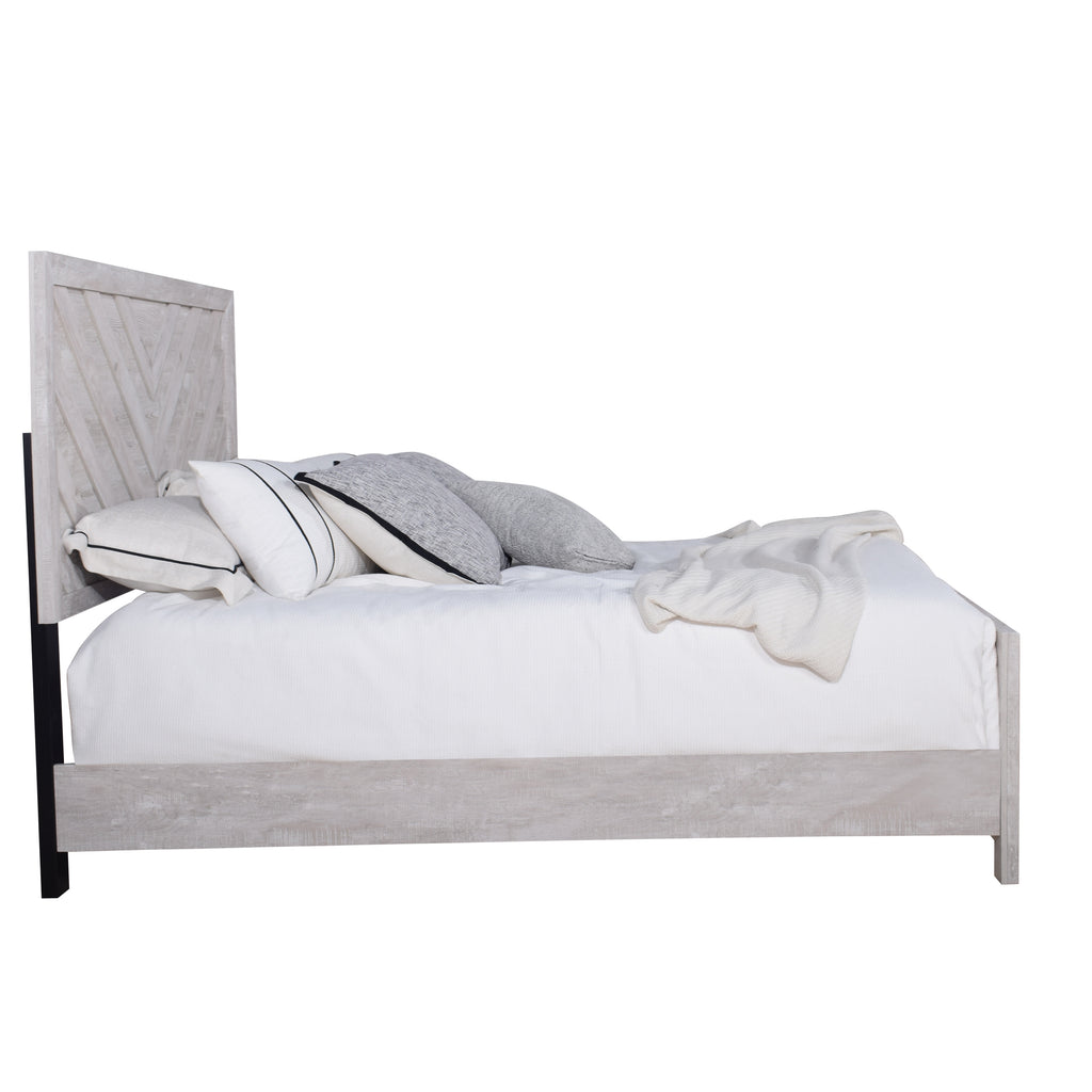 Biscayne Hb,Fb, & Cal King Bed - Driftwood