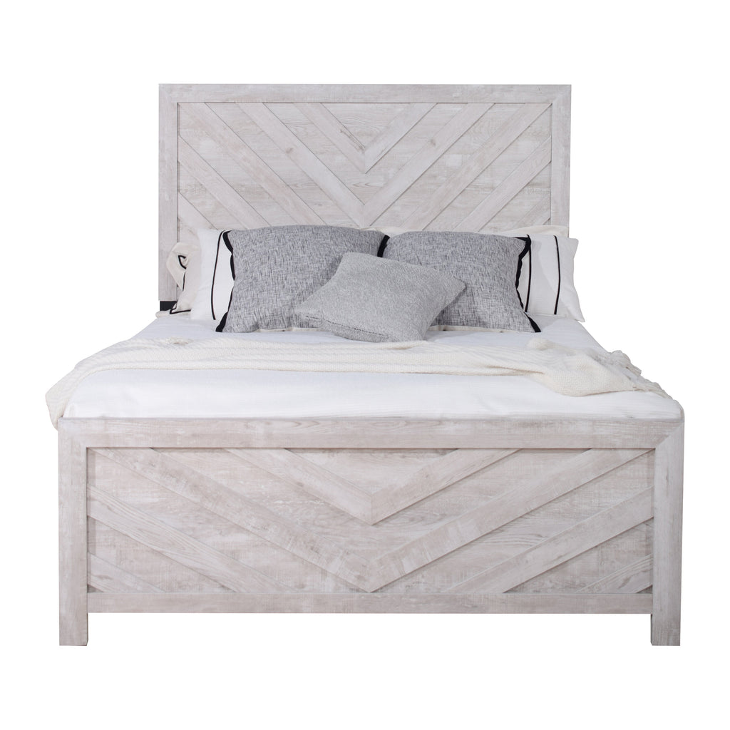 Biscayne Hb,Fb, & Queen Bed - Driftwood