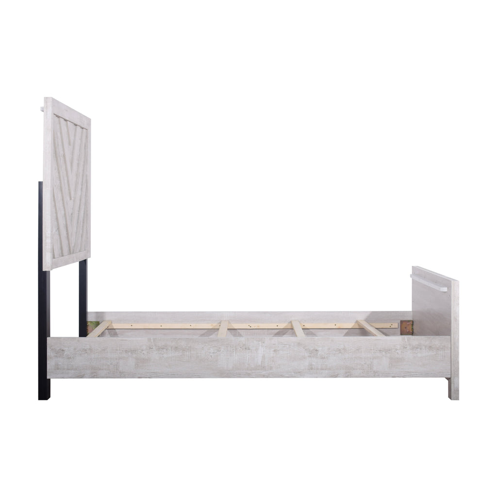 Biscayne Hb,Fb, & Twin Bed - Driftwood
