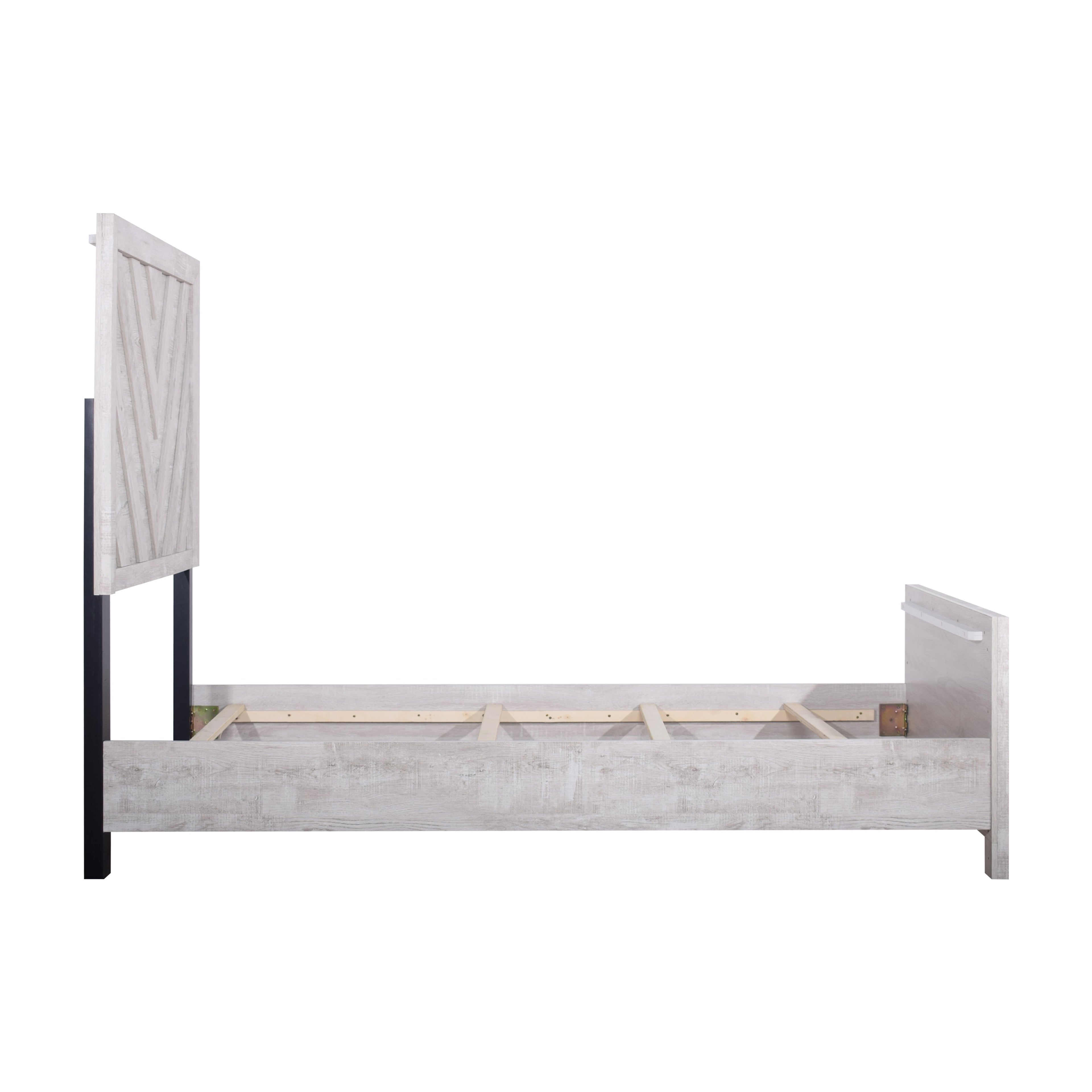 Biscayne Hb,Fb, & Twin Bed - Driftwood
