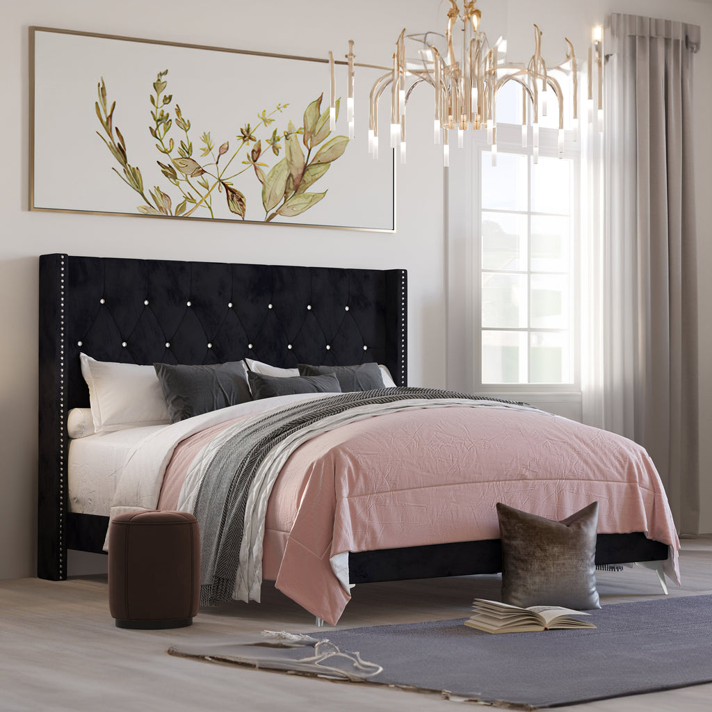 Huxley Hb, Fb King Bed - Black