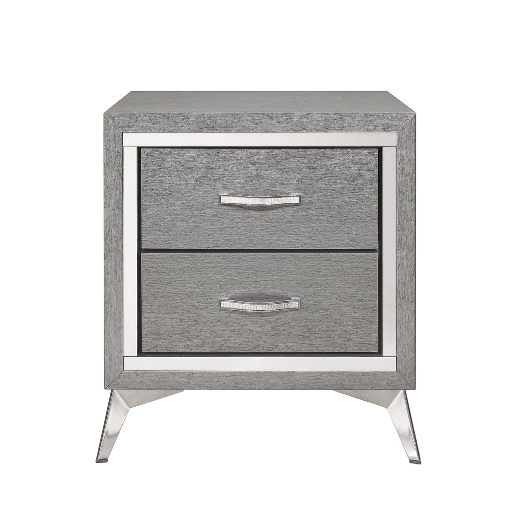 Huxley Nightstand-Gray