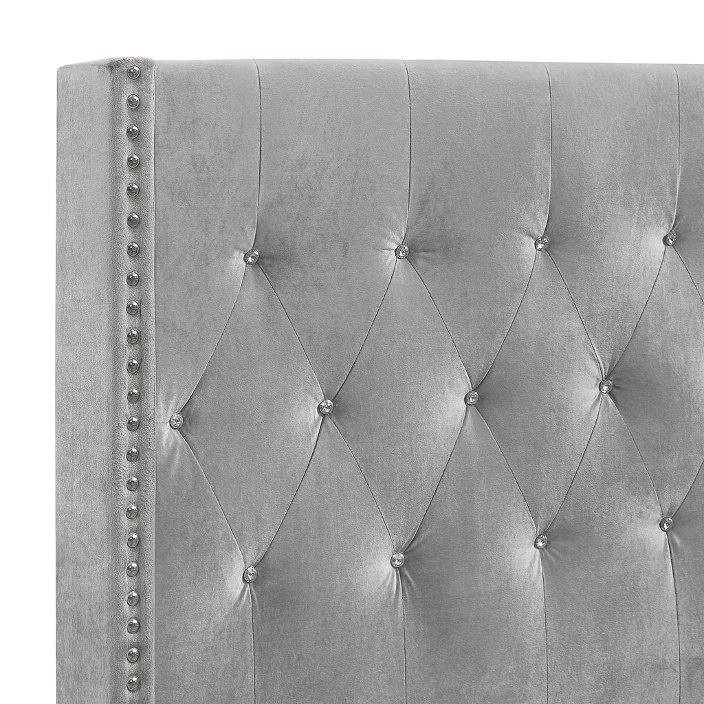 Huxley Hb, Fb Cal King Bed - Gray