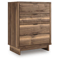 Chirason Chest of Drawers in Brown, angle view