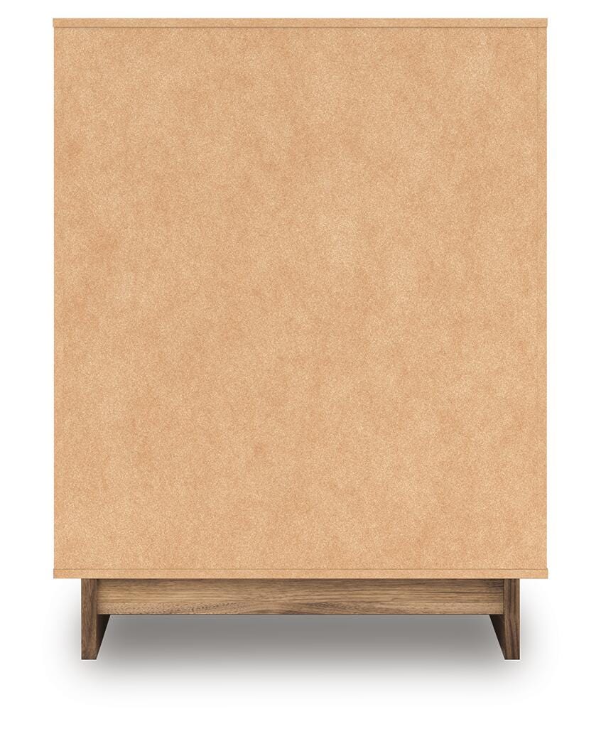 Chirason Chest of Drawers in Brown, back view