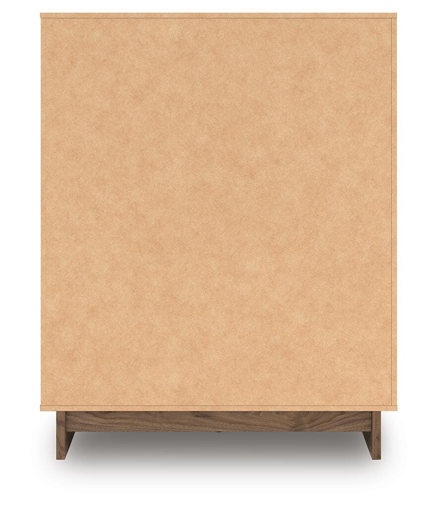 Chirason Wide Chest of Drawers in Brown, back view