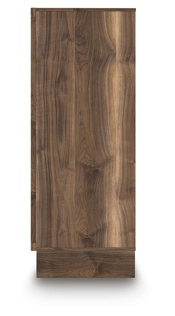 Chirason Wide Chest of Drawers in Brown, alternate side view