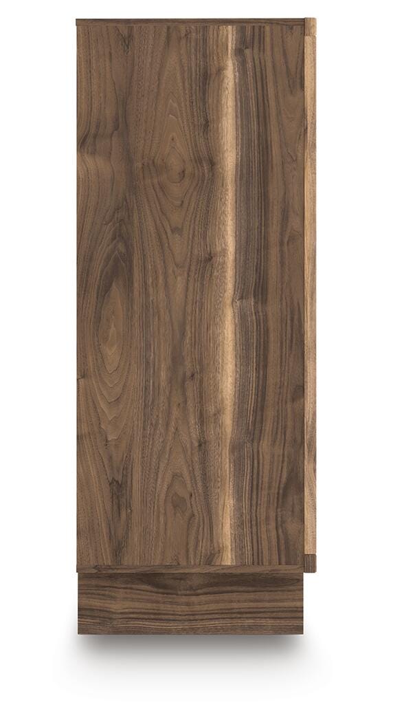 Chirason Wide Chest of Drawers in Brown, side view