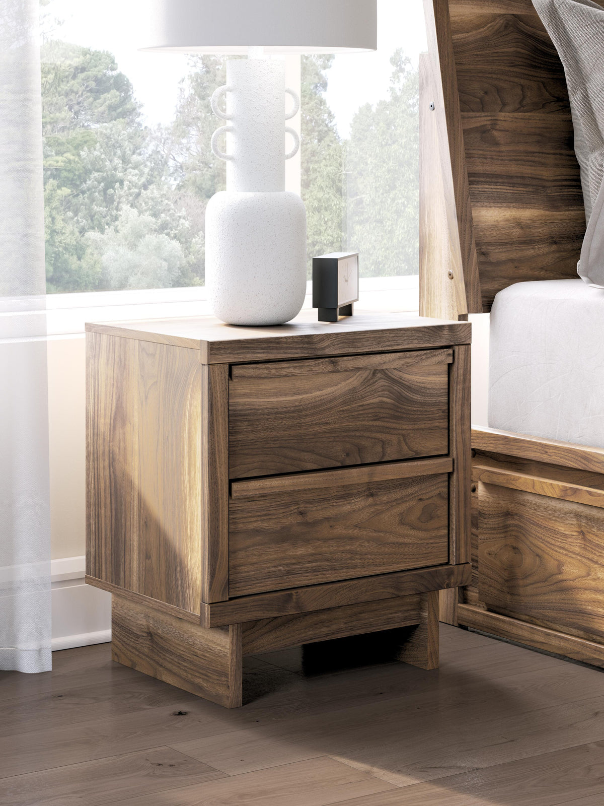 Chirason Nightstand in Brown, alternate view 3