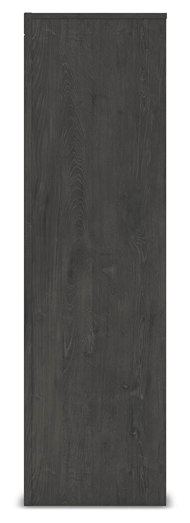 Fraluna Chest of Drawers in Charcoal, alternate side view