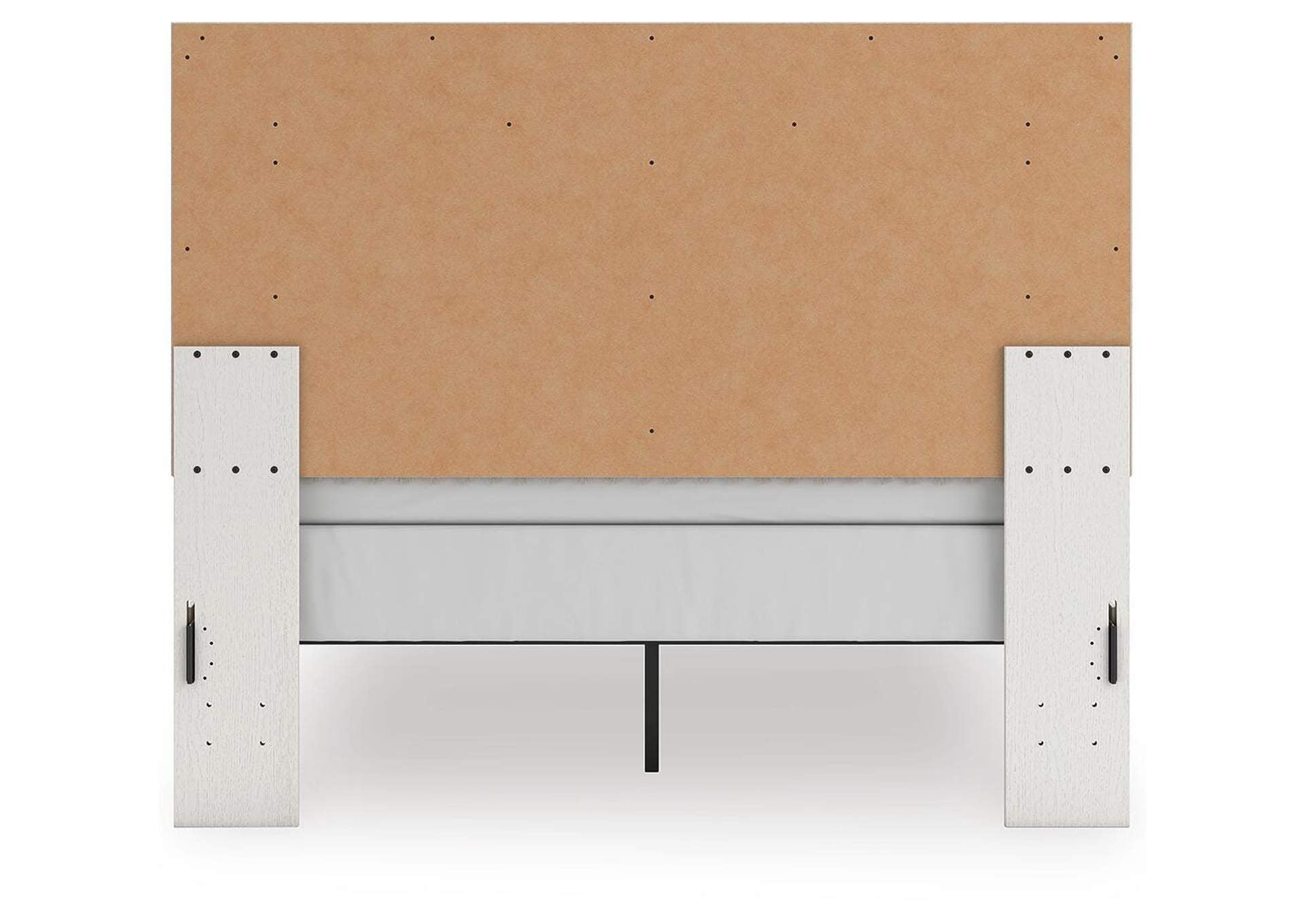 Birmonton Queen Upholstered Panel Bed, Dresser and Nightstand