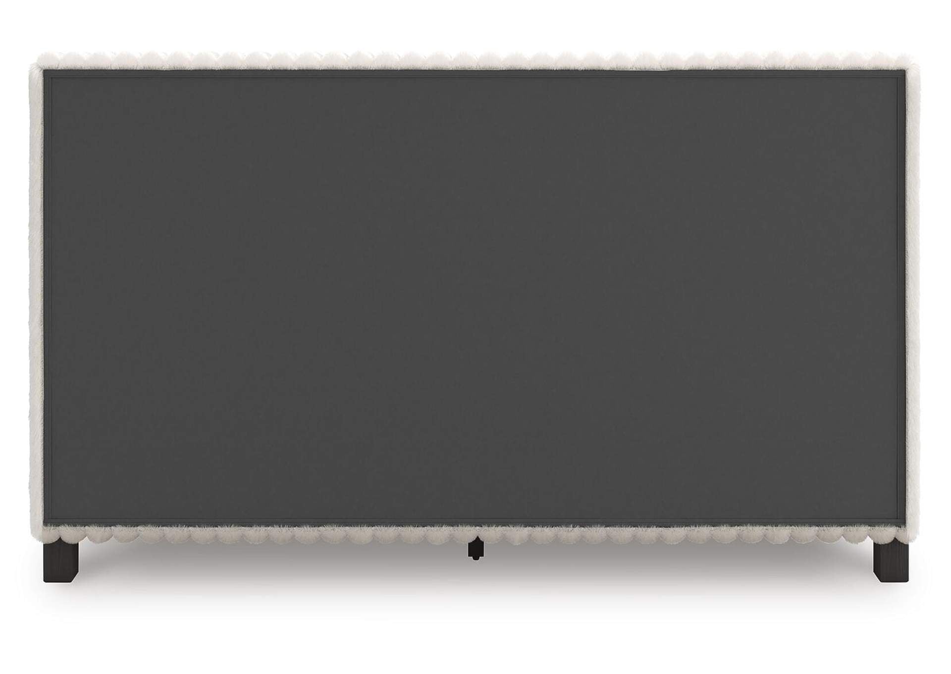 Birmonton Queen Upholstered Bed and Dresser
