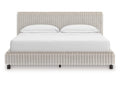Birmonton California King Upholstered Bed and Dresser