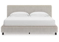 Birmonton King Upholstered Bed and Dresser