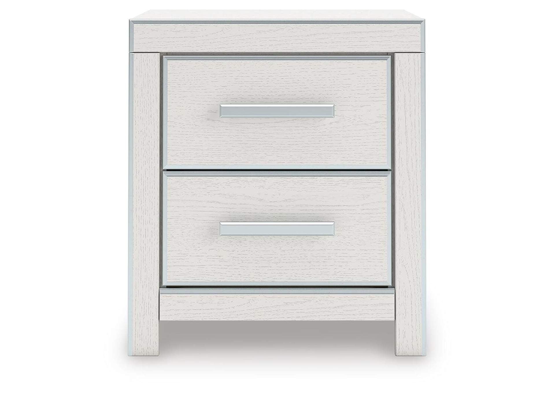 Birmonton King Upholstered Panel Platform Storage Bed, Dresser and Nightstand