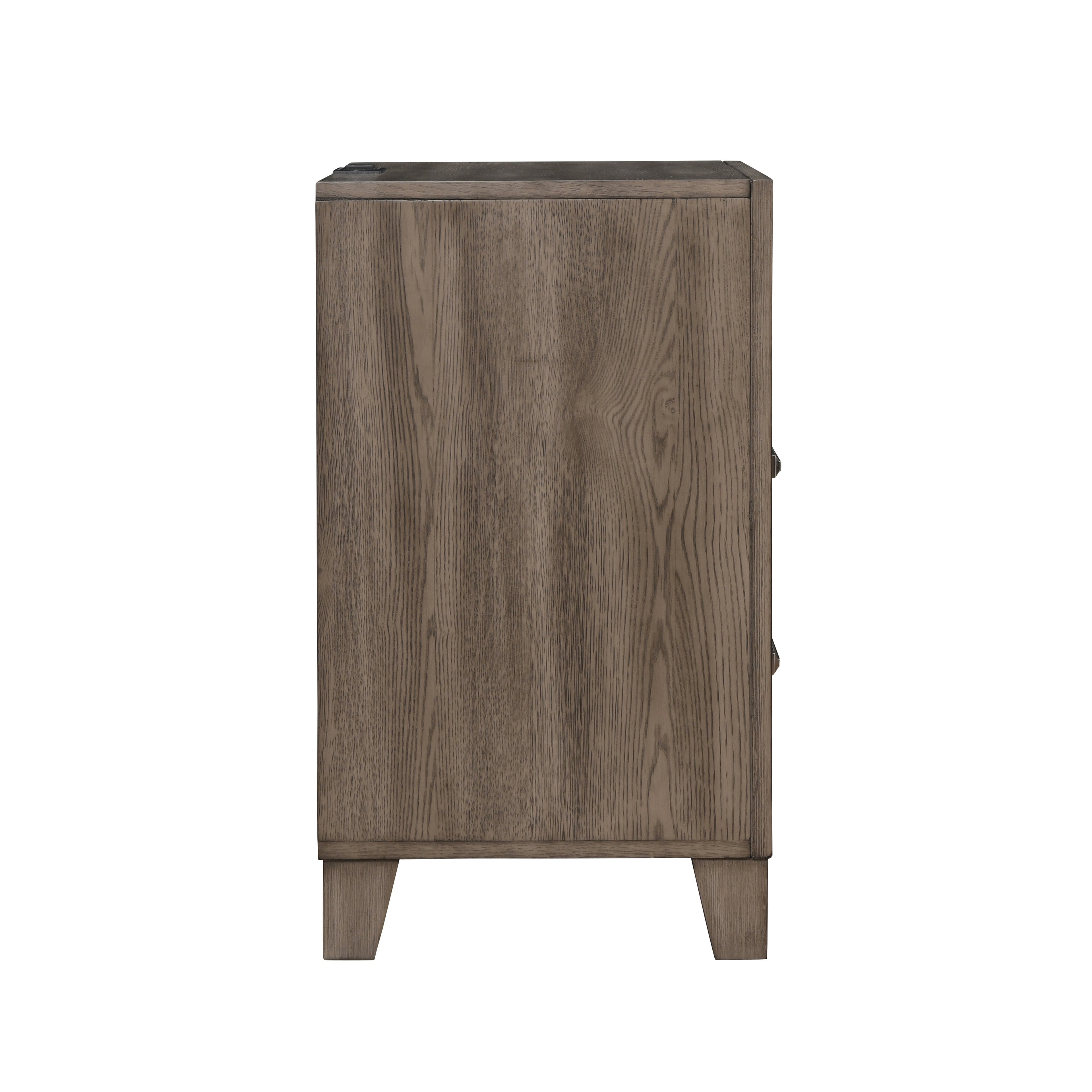 Harrisburg 2 Drawer Nightstand-Walnut